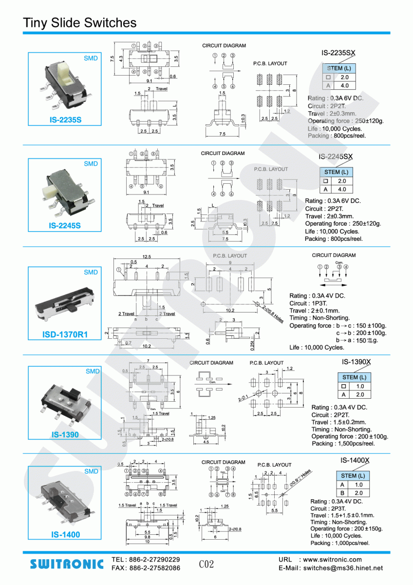 Slide Switch