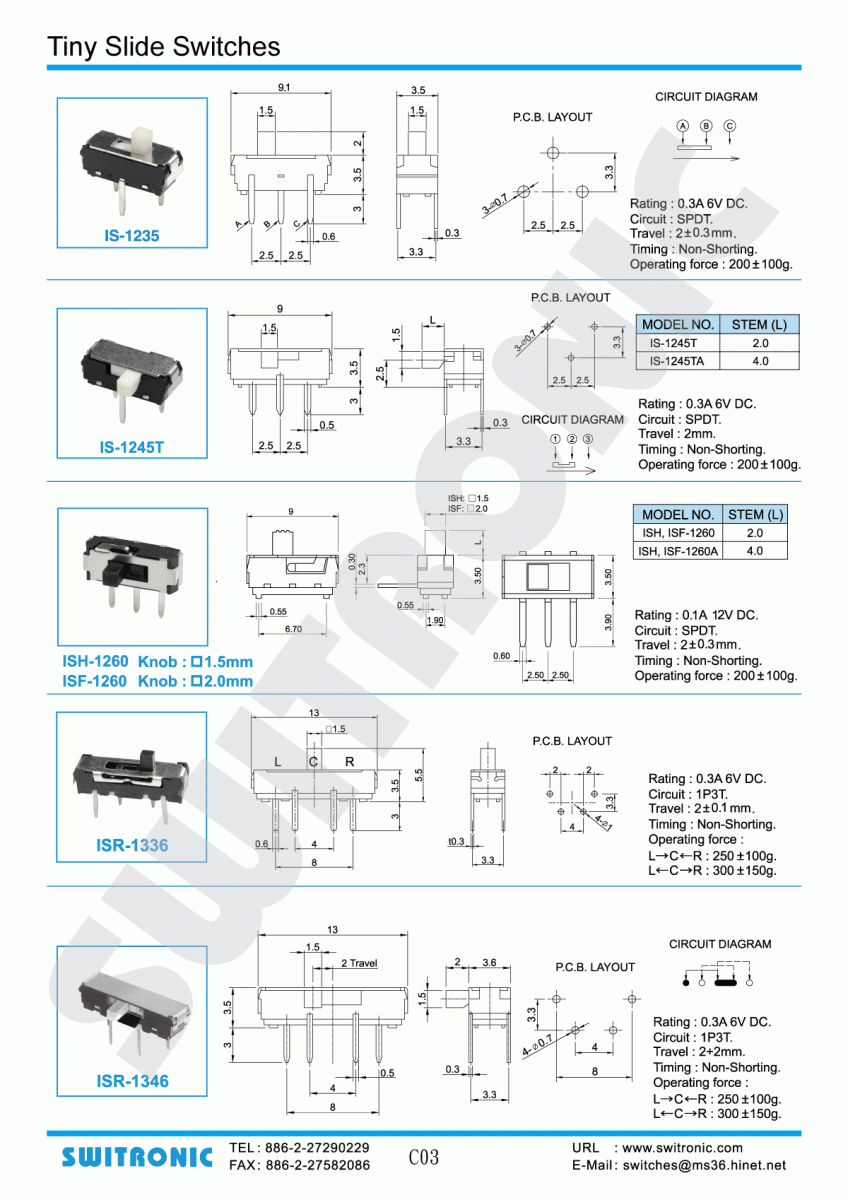 Slide Switch