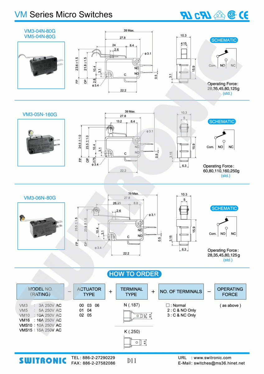 VM Series Mirco Switch